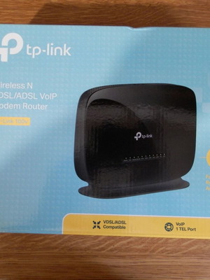 Router VDSL-ADSL Wireless TP-Link 100v like new