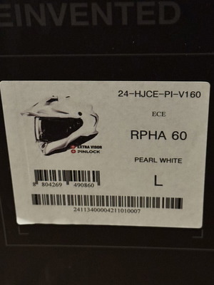 Κράνος HJC RPHA60 με pinlock καινούργιο