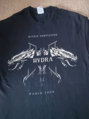 Within Temptation Hydra Tour T-shirt size Medium like new, black