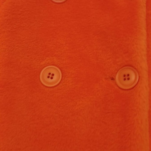 NEMA coat new, orange velour, size S