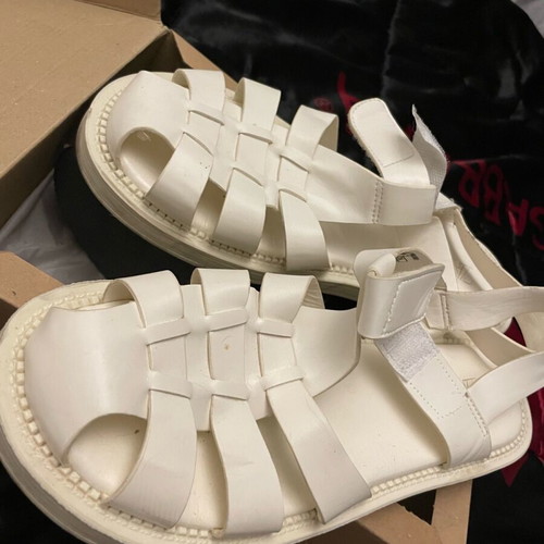 Zara gladiator sandals used, size 41, beige