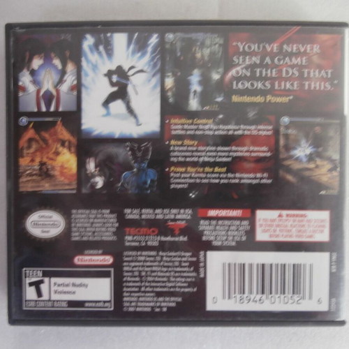 Ninja Gaiden: Dragon Sword Nintendo DS like new, American edition