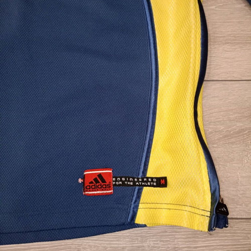 Adidas Basketball shirt like new, size Large, blue and yellow vintage