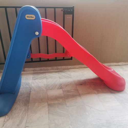 Little Tikes large slide used, blue and red