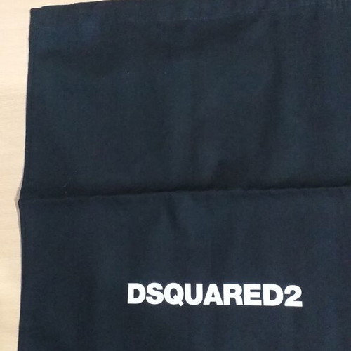 Dust bag Dsquared 2 new, black for shoes 34×38 cm