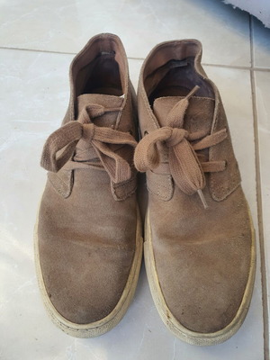 Polo Ralph Tan Suede Ankle Boots Used Size 41