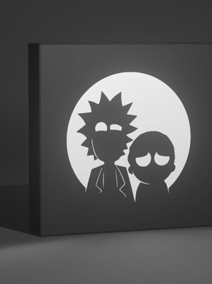 3D Printed Rick and Morty Lightbox like new