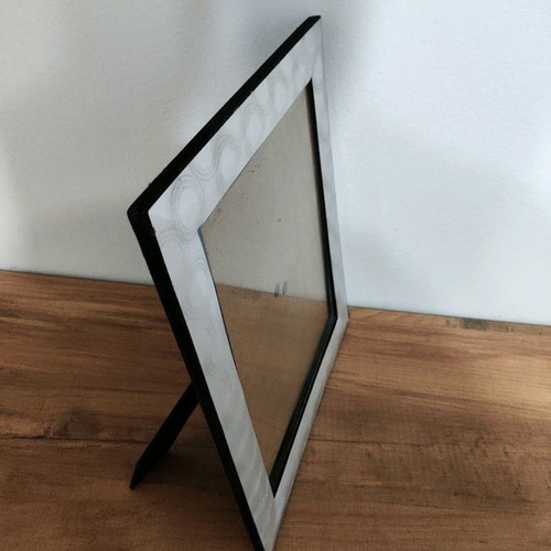 Silver photo frame used 25x30 cm