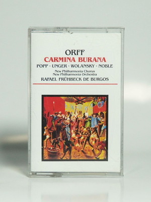 Carl Orff Carmina Burana cassette used, classical
