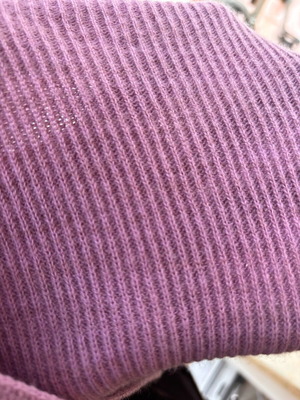 Purple cardigan like new with fine knit