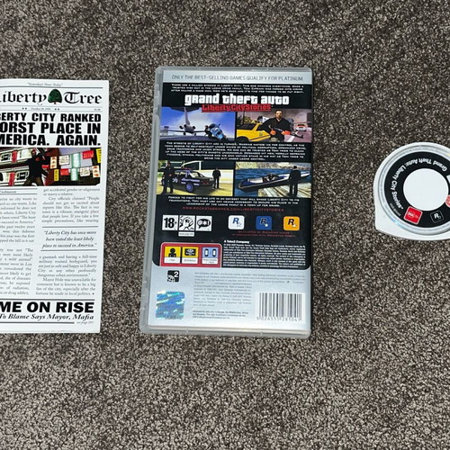 Grand Theft Auto GTA Liberty City Stories used for PlayStation Portable