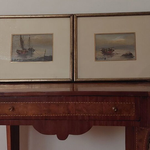 Seascape Paintings Set by Alexandros Dialetis like new