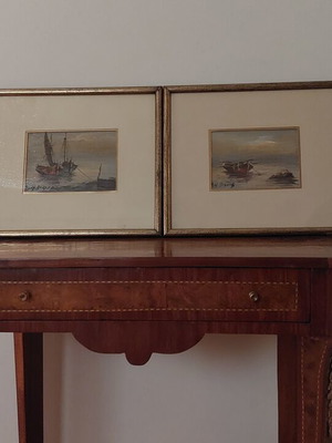 Seascape Paintings Set by Alexandros Dialetis like new