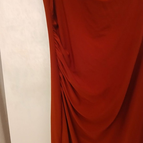 Zara rust maxi dress size L, like new