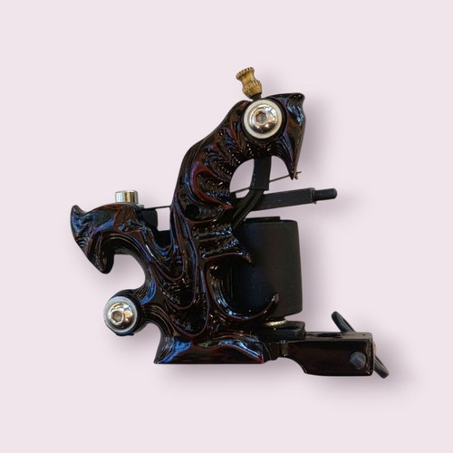 Tattoo gun like new, dark red