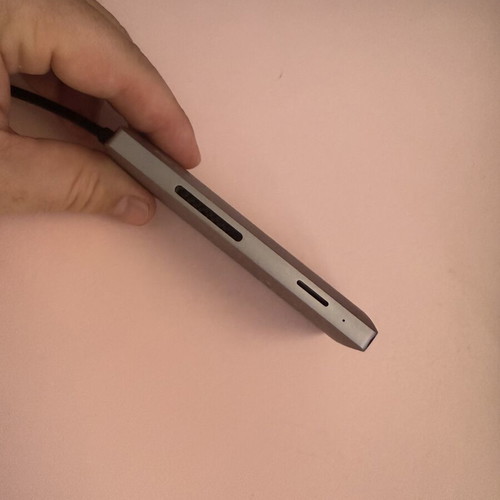 Satechi Aluminum Type-C Mobile Pro Hub like new, 8 in 1