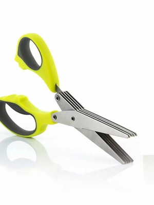Stainless steel scissors with 5 blades new
