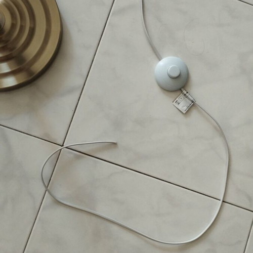 Inart floor lamp like new, brass and glass, height 1.60m