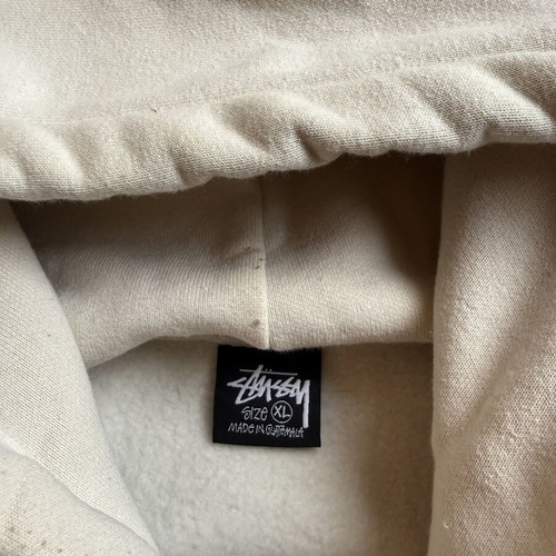 Stussy hoodie cream like new