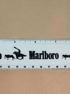 Marlboro plastic ruler 33 cm from the 80s new
