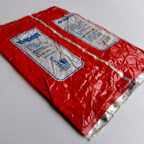 Tsipers Chips packaging used, collectible, 1989 Chipita