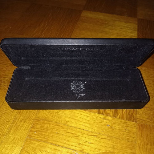 Versace glasses case new black
