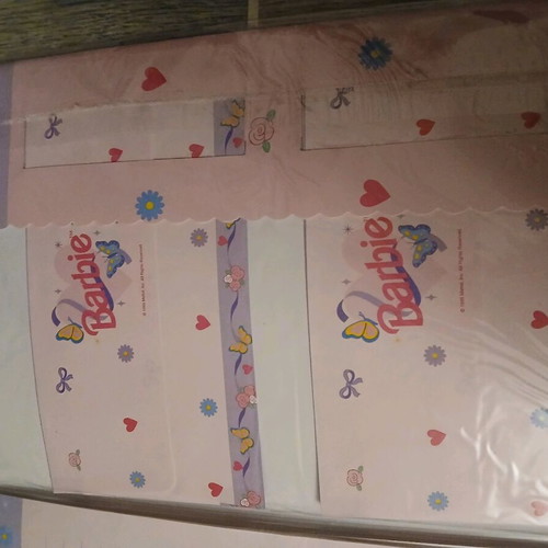 Barbie 1995 stationery set new, complete