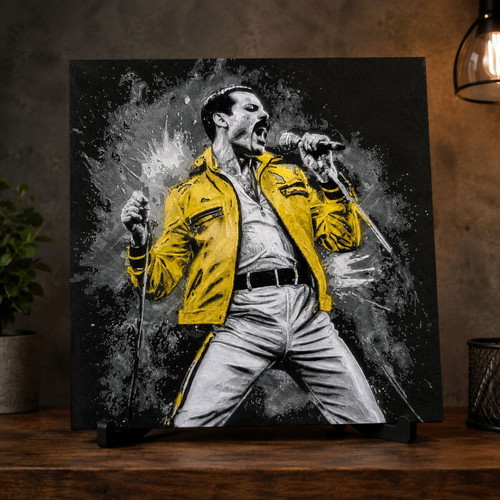 Queen Freddie Mercury 3D Printed Wall Art New