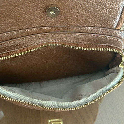 Guy Laroche leather brown backpack like new