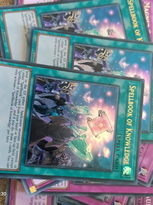 Yu-Gi-Oh Spellbook of Knowledge like new
