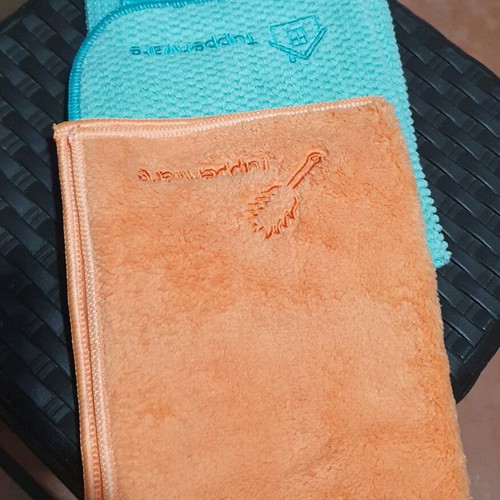 Tupperware microfiber towel set of 3 new