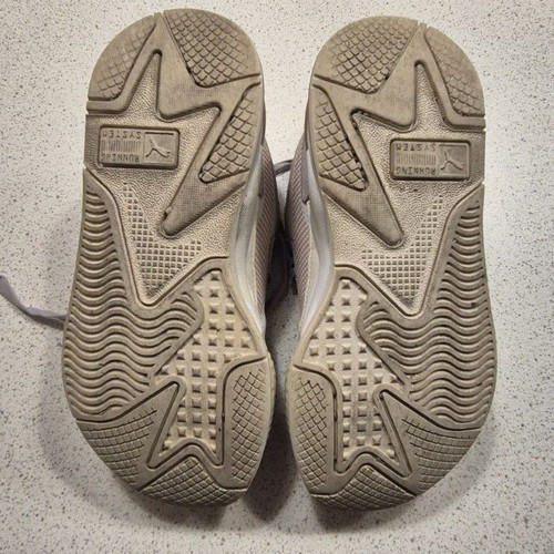Puma RSX Running System women's size 36 like new, beige and pink