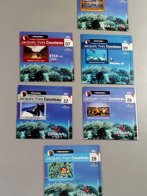 Jacques Yves Cousteau Documentary Series 6 VCDs like new, subtitles