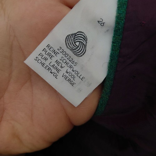 Digel blazer 100% pure new wool green like-new