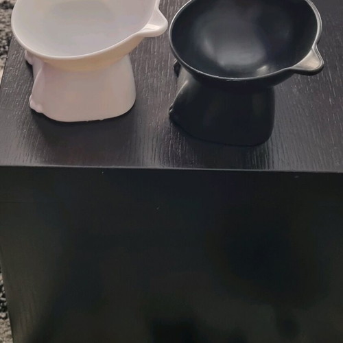 Cat bowls new, set of 2 pieces