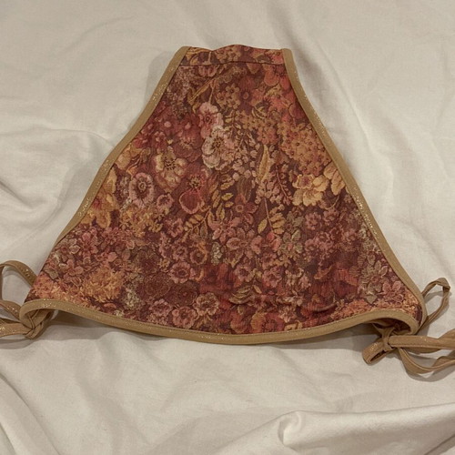 Vintage bikini bottom with gold details size M