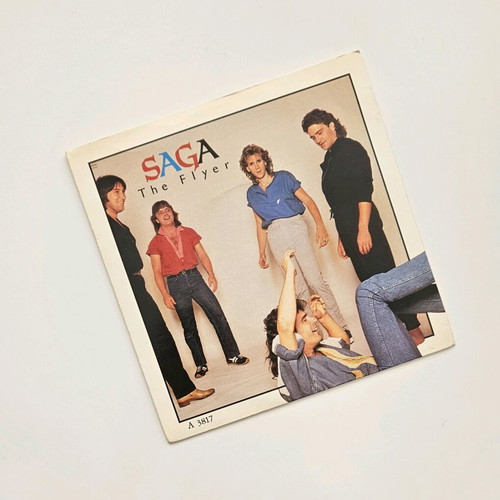 Saga The Flyer 7" vinyl single like new, UK pressing