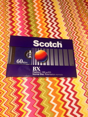 Scotch BX 60 Vintage Audio Cassette 60 Minutes New