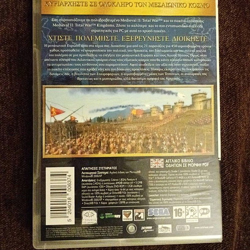 Medieval II Total War Gold Edition PC like new, complete package