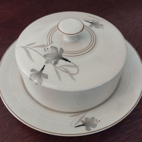 Vintage Alt Schönwald Bavaria Porcelain Butterdish like new