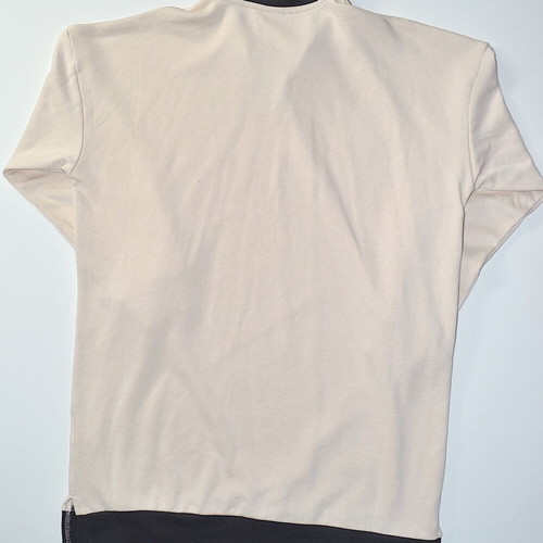 Converse long-sleeve polo dress, natural ivory, size 13-15 years