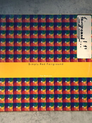 Simply Red Fairground The Remixes 12" vinyl maxi single used, electronic