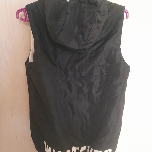 Joyce sleeveless hooded jacket size 14, used, black