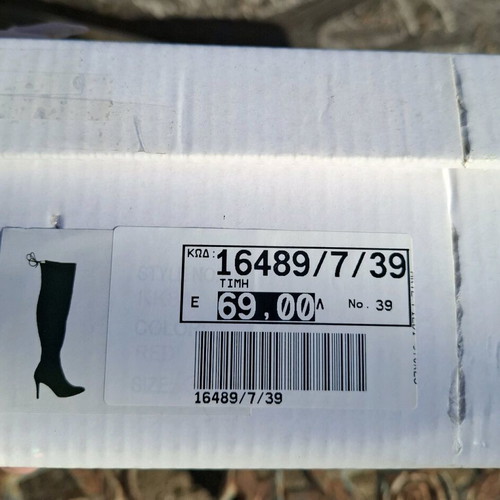 Arte Piedi Tall Boots New, Black, Size 38-40