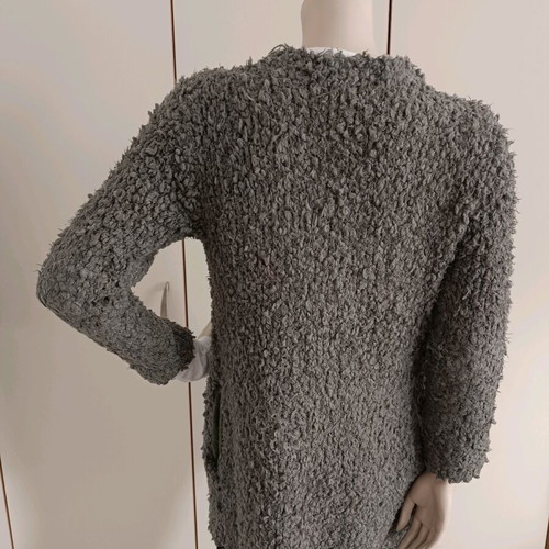Zara Girls Khaki Long Cardigan Type Sheep Used, Size 13-14 Years
