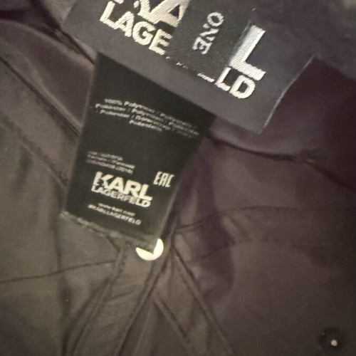 Karl Lagerfeld Black Hat One Size like new