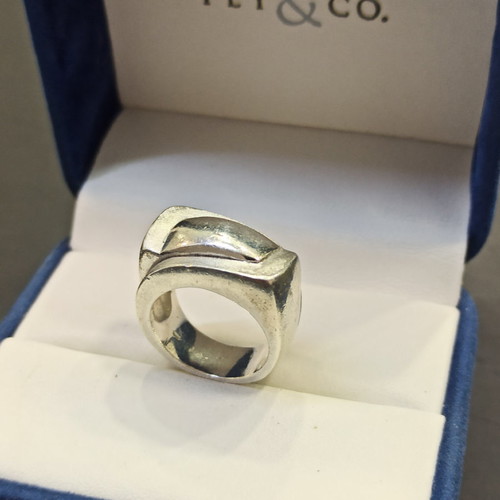 Silver 925 ring used, solid, size 16 - 56mm, 15gr