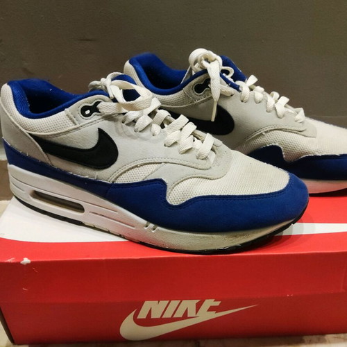 Nike Air Max 1 42,5 σαν καινούργιο, μπεζ και μπλε sneakers