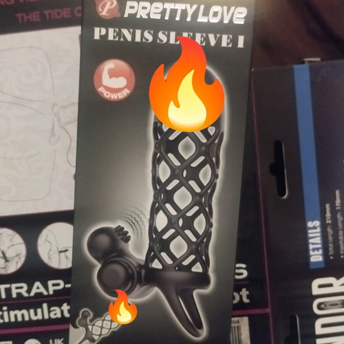 Κάλυμμα Πέους Pretty Love Penis Sleeve Μαύρο σαν καινούργιο