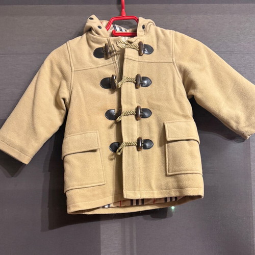 Burberry Kids Duffle Coat Like New, Beige Camel, Size 3Y 98cm